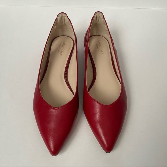 Cole Haan Red Dahlia Ramsey Flat - Picture 2 of 6